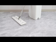 Super Flat Mop Bucket 360 Degree 2-Sided Floor Cleaning Magic Mop With Squeeze Bucket Wolf-5 8058